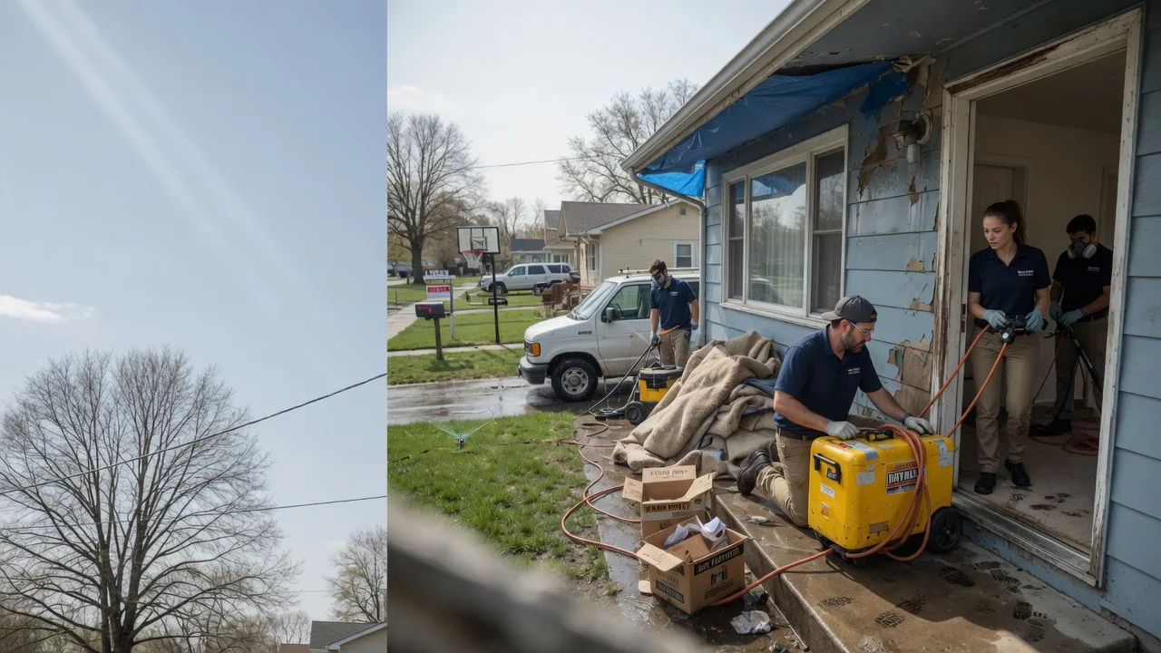Basement Flood Cleanup in Greensboro, PA near me